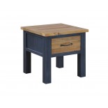 Splash of Blue - Lamp Table With Drawer